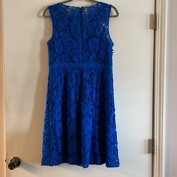 Adrianna Papell size 12 a-line lace stunning dress - Picture 3 of 4